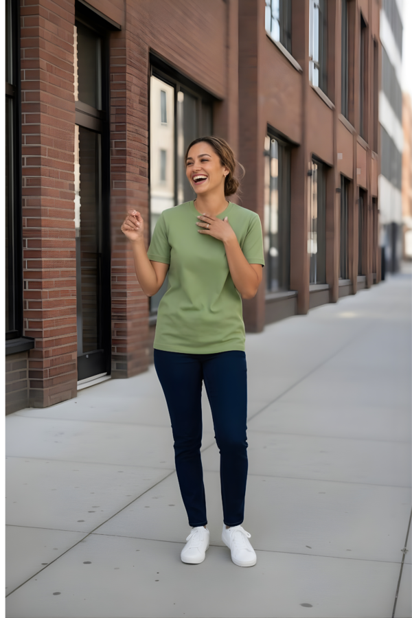 Premium 180 GSM Cotton Unisex Roundneck T-Shirt / Soft Biowashed Fabric